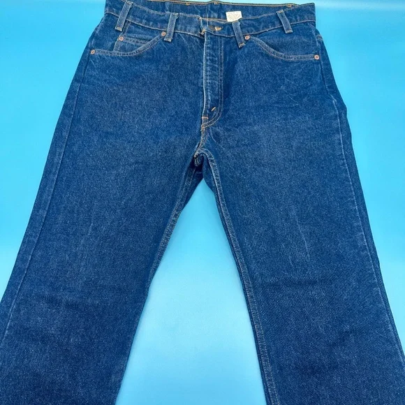 Vintage Levis Men's 34x30 517 Orange Tab Denim Jeans - USA Made - Picture 3 of 10